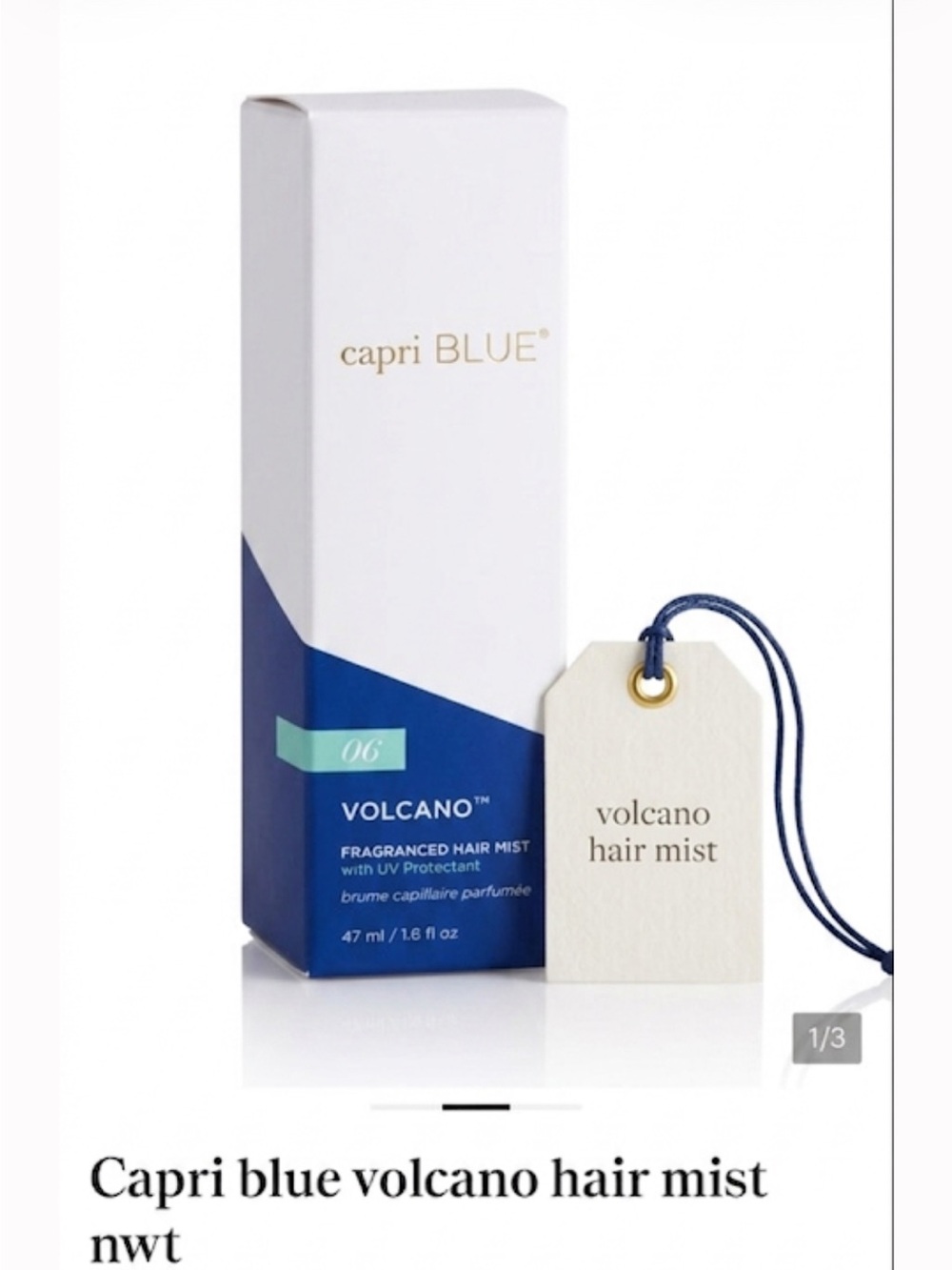 Capri blue volcano hair mist nwt